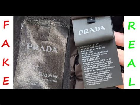 prada jacke fake|prada down jacket review.